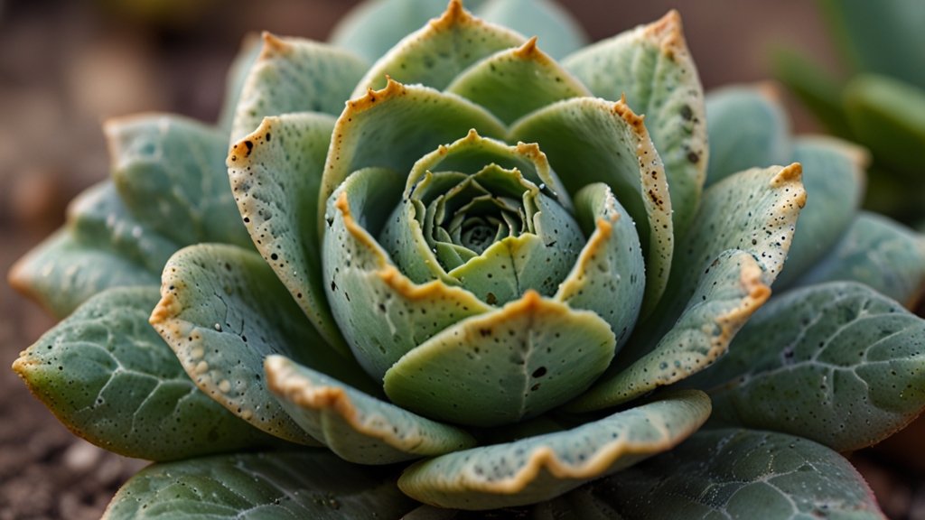cream puff succulent leaves are flimsy and wrinkle