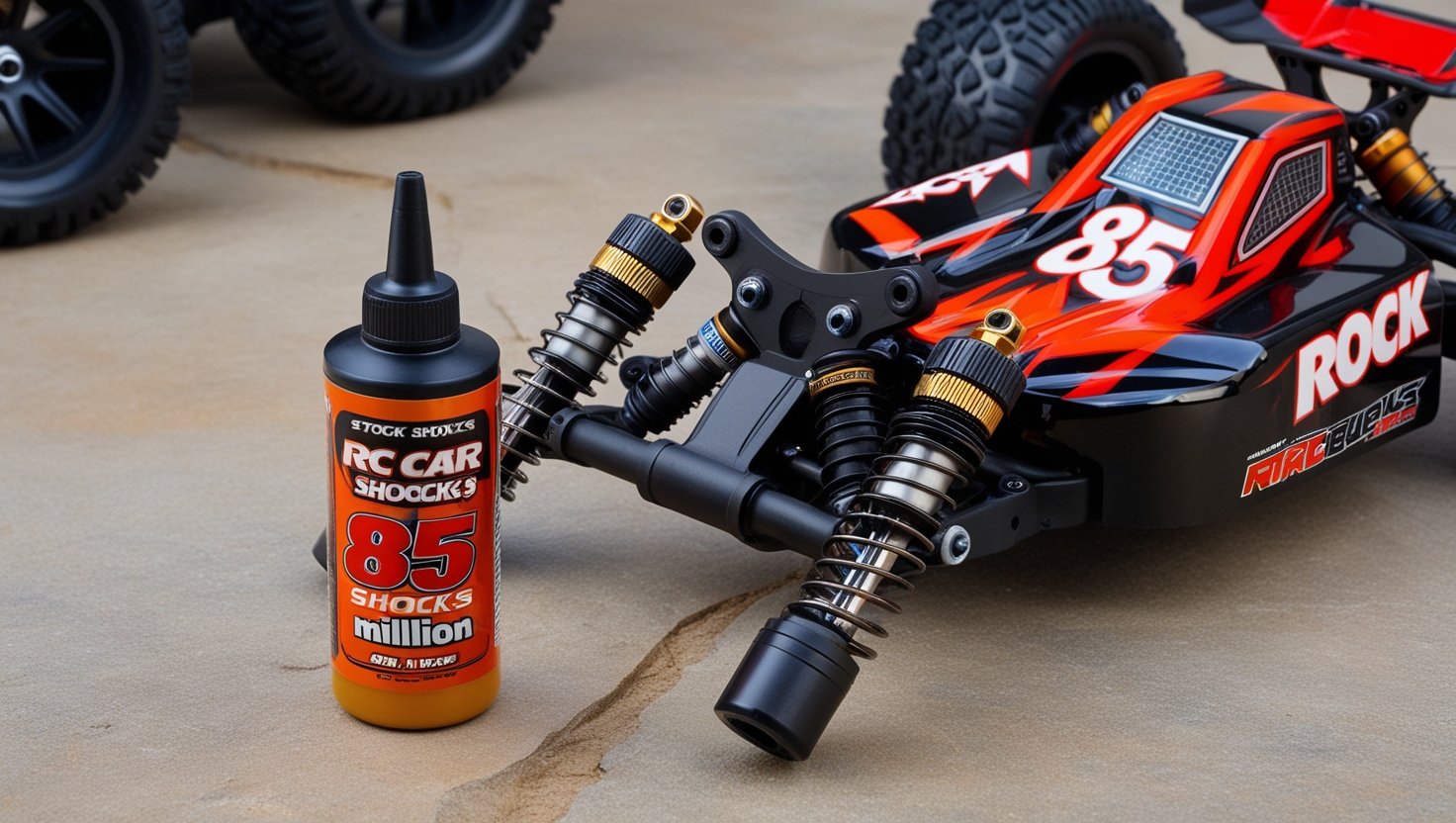 RC car shocks 85 million oil